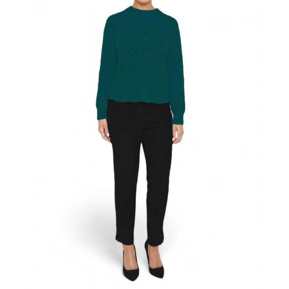 NEW MAISON DE PAPILLON salma wool cashmere blend pullover in verde - Picture 1 of 1